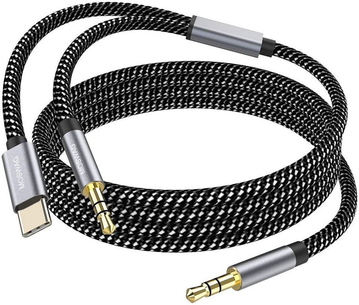 4Smarts 3.5mm Jack naar USB-C / 3.5mm Jack Gevlochten Kabel 1 Meter afbeelding 8