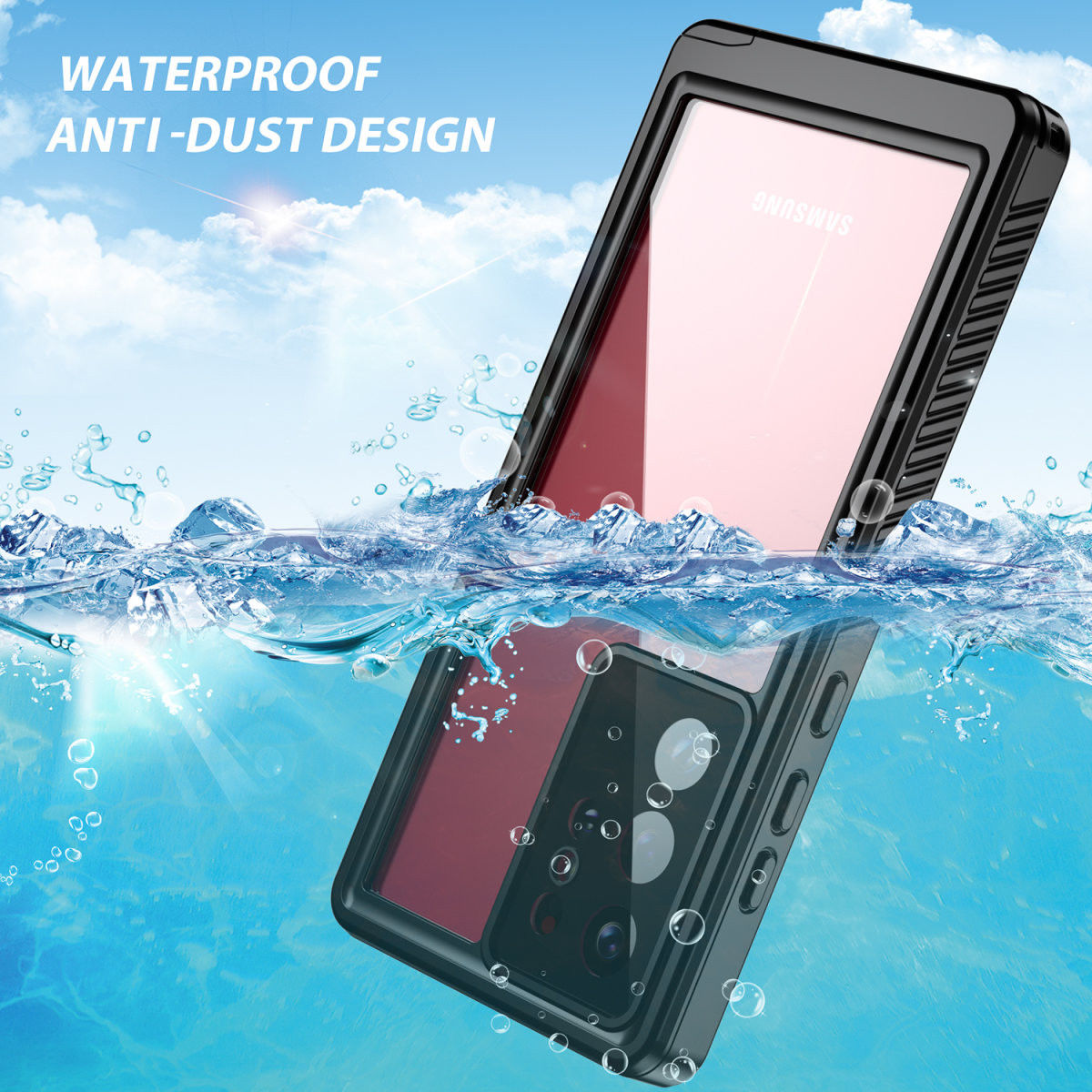 4smarts Rugged Active Pro STARK Samsung Galaxy S22 Hoesje Zwart afbeelding 6