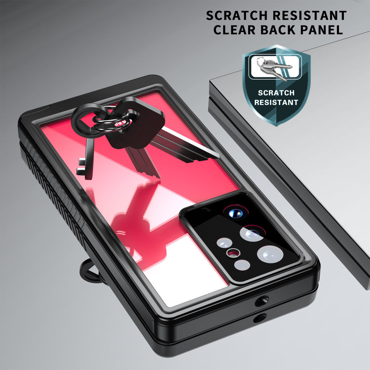 4smarts Rugged Active Pro STARK Samsung Galaxy S22 Ultra Hoesje Zwart afbeelding 9