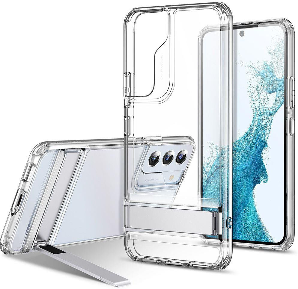 ESR Air Shield Boost Samsung S22 Hoesje Kickstand Transparant afbeelding 1