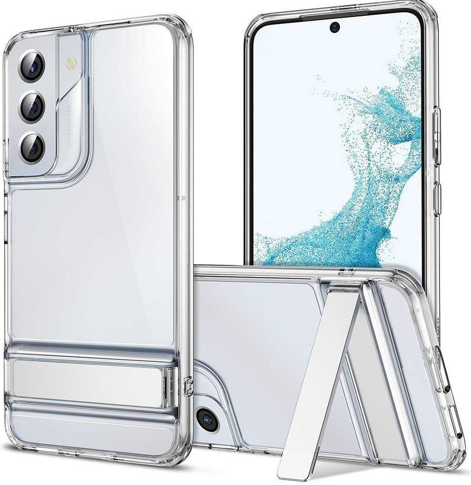 ESR Air Shield Boost Samsung S22 Hoesje Kickstand Transparant afbeelding 2