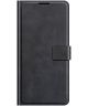 KHAZNEH Samsung Galaxy M32 Hoesje Retro Wallet Book Case Zwart