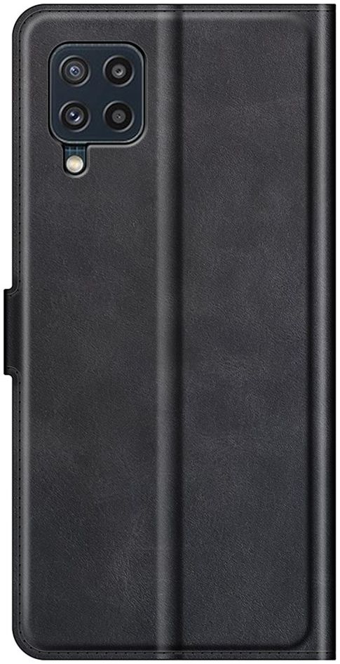 KHAZNEH Samsung Galaxy M32 Hoesje Retro Wallet Book Case Zwart afbeelding 3
