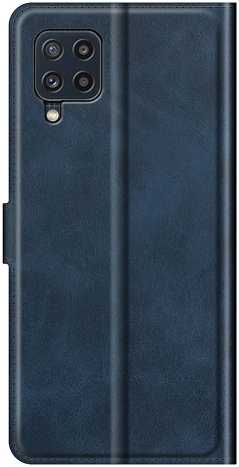 KHAZNEH Samsung Galaxy M32 Hoesje Retro Wallet Book Case Blauw afbeelding 3