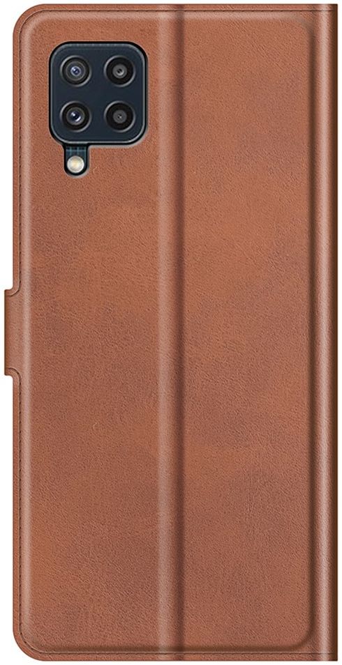 KHAZNEH Samsung Galaxy M32 Hoesje Retro Wallet Book Case Bruin afbeelding 3