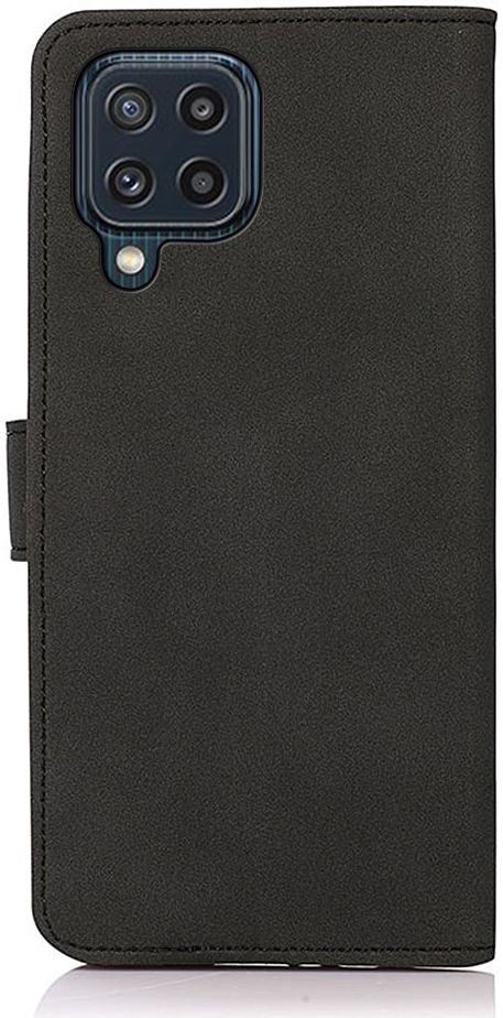 KHAZNEH Samsung Galaxy M32 Hoesje RFID Book Case Echt Leer Zwart afbeelding 4
