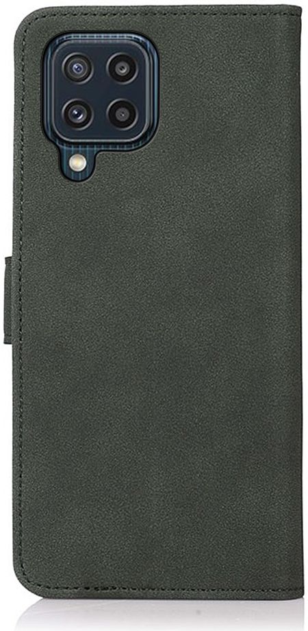 KHAZNEH Samsung Galaxy M32 Hoesje RFID Book Case Echt Leer Groen afbeelding 4