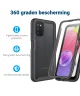 Samsung Galaxy A03s Hoesje Full Protect 360° Cover Hybride Zwart