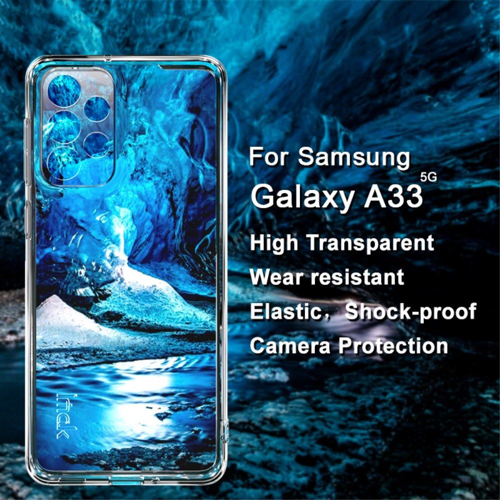 Samsung Galaxy A33 IMAK UX-5 Series Hoesje Flexibel TPU Transparant afbeelding 9