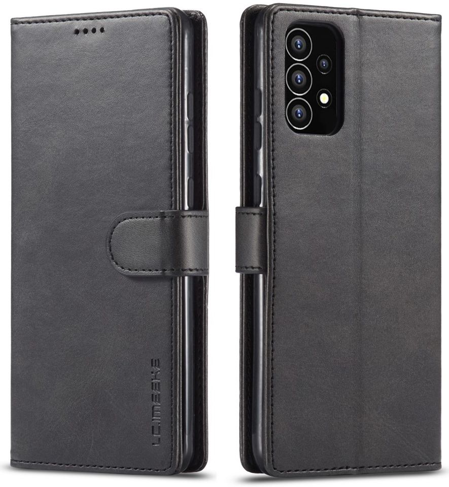 LC.IMEEKE Samsung Galaxy A53 Hoesje Portemonnee Book Case Zwart afbeelding 4