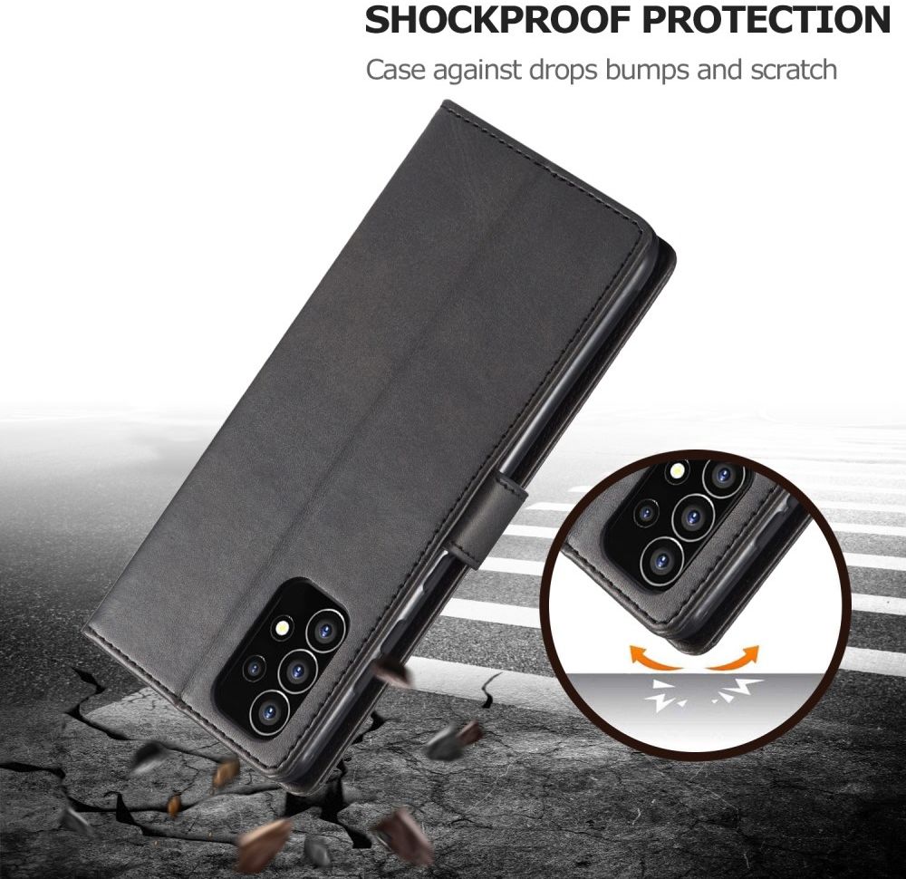 LC.IMEEKE Samsung Galaxy A53 Hoesje Portemonnee Book Case Zwart afbeelding 5