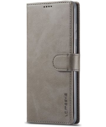 LC.IMEEKE Samsung Galaxy A53 Hoesje Portemonnee Book Case Grijs Hoesjes