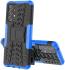 Samsung Galaxy A33 Hoesje Hybride Back Cover Kickstand Blauw afbeelding 5