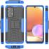 Samsung Galaxy A33 Hoesje Hybride Back Cover Kickstand Blauw afbeelding 9