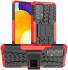 Samsung Galaxy A53 Hoesje Hybride Back Cover Kickstand Rood afbeelding 4