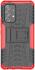 Samsung Galaxy A53 Hoesje Hybride Back Cover Kickstand Rood afbeelding 1