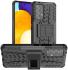 Samsung Galaxy A53 Hoesje Hybride Back Cover Kickstand Zwart afbeelding 3