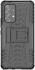 Samsung Galaxy A53 Hoesje Hybride Back Cover Kickstand Zwart