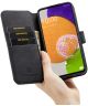DG Ming Samsung Galaxy A53 Hoesje Retro Wallet Book Case Zwart