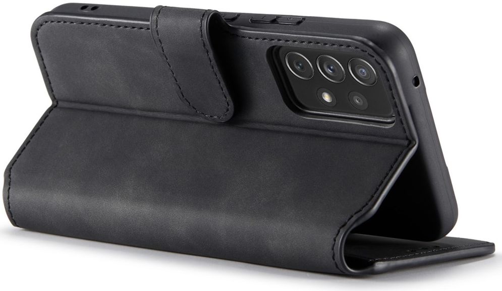 DG Ming Samsung Galaxy A53 Hoesje Retro Wallet Book Case Zwart afbeelding 5