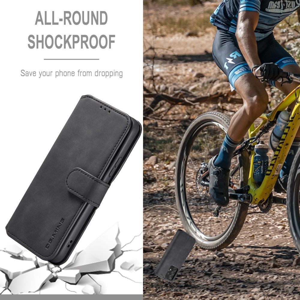 DG Ming Samsung Galaxy A53 Hoesje Retro Wallet Book Case Zwart afbeelding 8