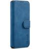 DG Ming Samsung Galaxy A53 Hoesje Retro Wallet Book Case Blauw