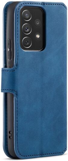DG Ming Samsung Galaxy A53 Hoesje Retro Wallet Book Case Blauw afbeelding 2