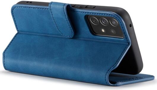 DG Ming Samsung Galaxy A53 Hoesje Retro Wallet Book Case Blauw afbeelding 5