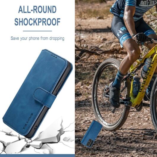 DG Ming Samsung Galaxy A53 Hoesje Retro Wallet Book Case Blauw afbeelding 8