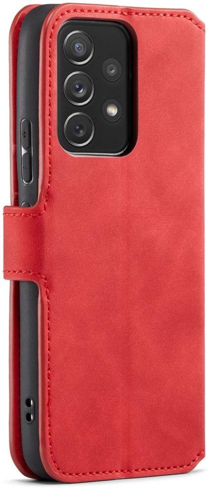 DG Ming Samsung Galaxy A53 Hoesje Retro Wallet Book Case Rood afbeelding 2