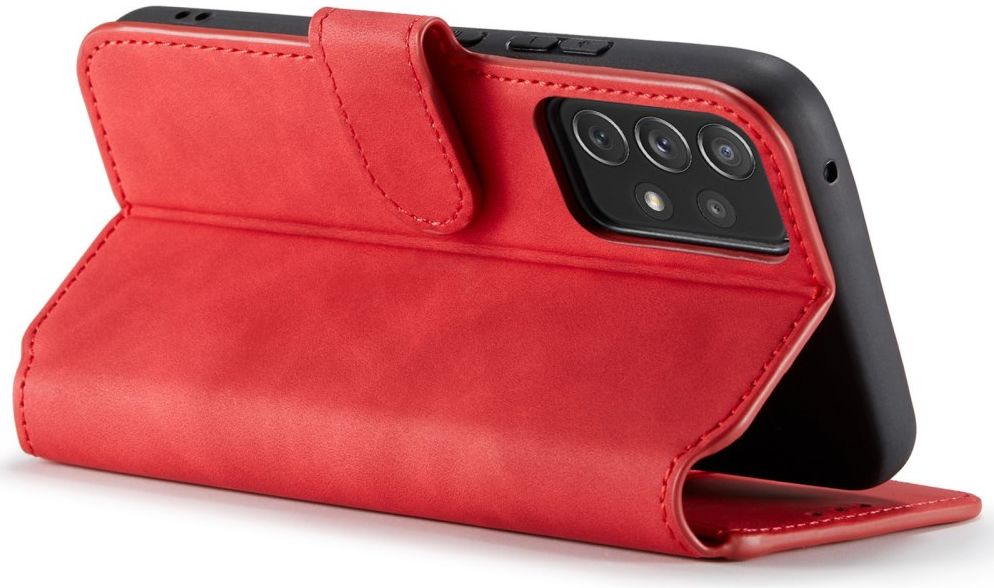 DG Ming Samsung Galaxy A53 Hoesje Retro Wallet Book Case Rood afbeelding 5