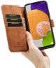 DG Ming Samsung Galaxy A53 Hoesje Retro Wallet Book Case Bruin