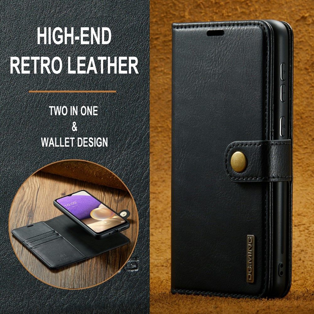 DG Ming Samsung Galaxy A33 Hoesje 2-in-1 Book Case en Back Cover Zwart afbeelding 11