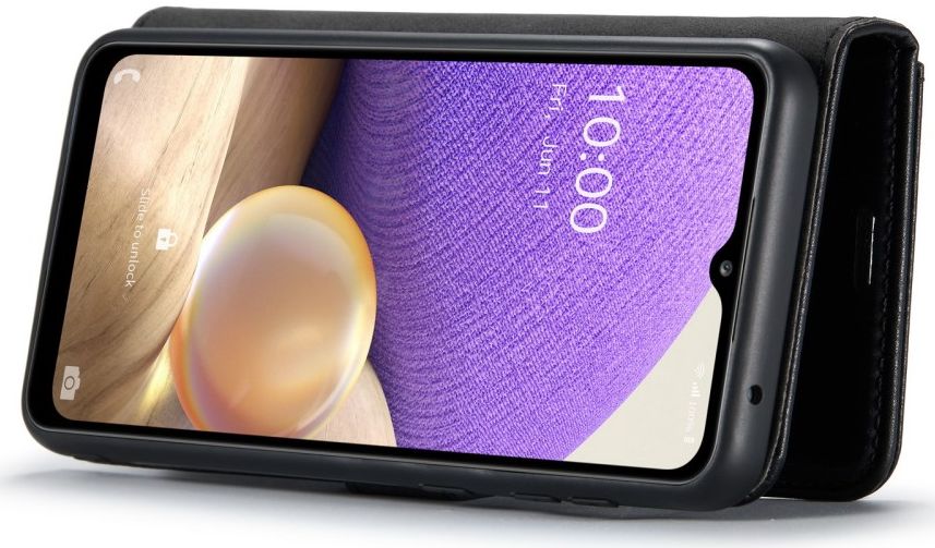 DG Ming Samsung Galaxy A33 Hoesje 2-in-1 Book Case en Back Cover Zwart afbeelding 9