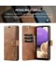 DG Ming Samsung Galaxy A33 Hoesje 2-in-1 Book Case en Back Cover Bruin