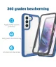 Samsung Galaxy S22 Hoesje Full Protect 360° Cover Hybride Blauw