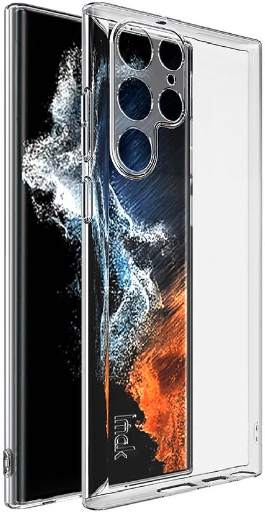 IMAK UX-5 Samsung Galaxy S22 Ultra Hoesje Flexibel TPU Transparant afbeelding 1
