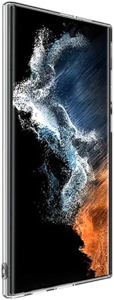 IMAK UX-5 Samsung Galaxy S22 Ultra Hoesje Flexibel TPU Transparant afbeelding 2