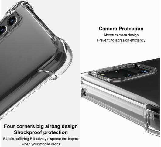 IMAK Motorola Moto G200 5G Hoesje + Screenprotector Transparant afbeelding 6