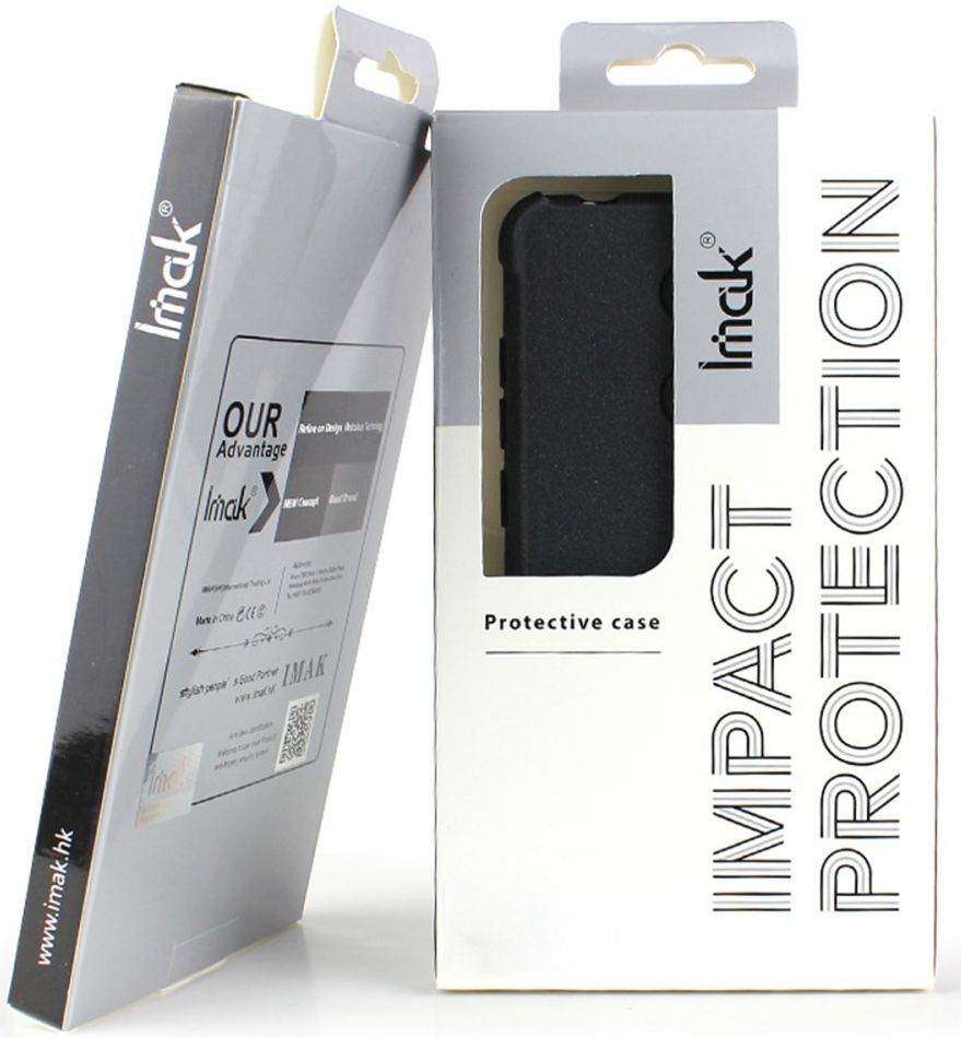 IMAK Motorola Moto G200 5G Hoesje + Screenprotector Transparant Zwart afbeelding 9
