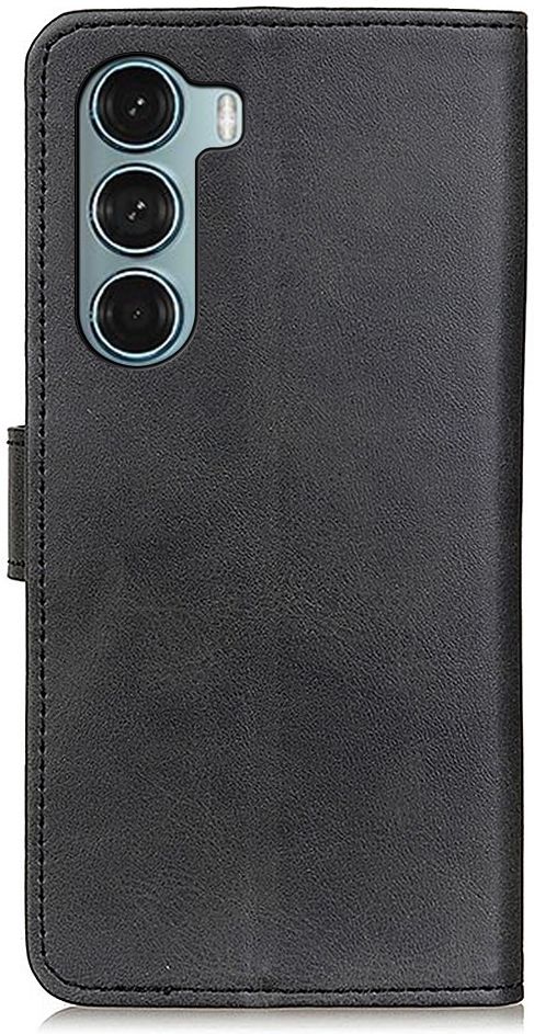 Motorola Moto G200 5G Hoesje Portemonnee Book Case Kunstleer Zwart afbeelding 3
