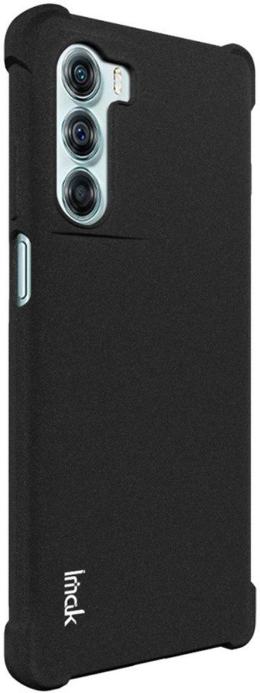 IMAK Motorola Moto G200 5G Hoesje + Screenprotector Matte Zwart afbeelding 2