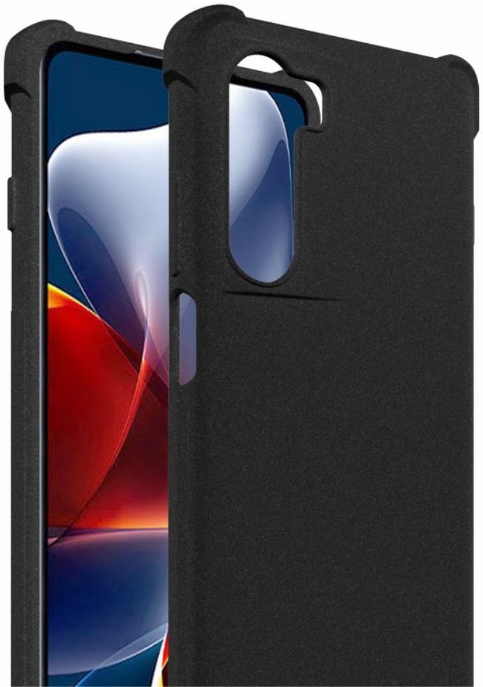IMAK Motorola Moto G200 5G Hoesje + Screenprotector Matte Zwart afbeelding 7