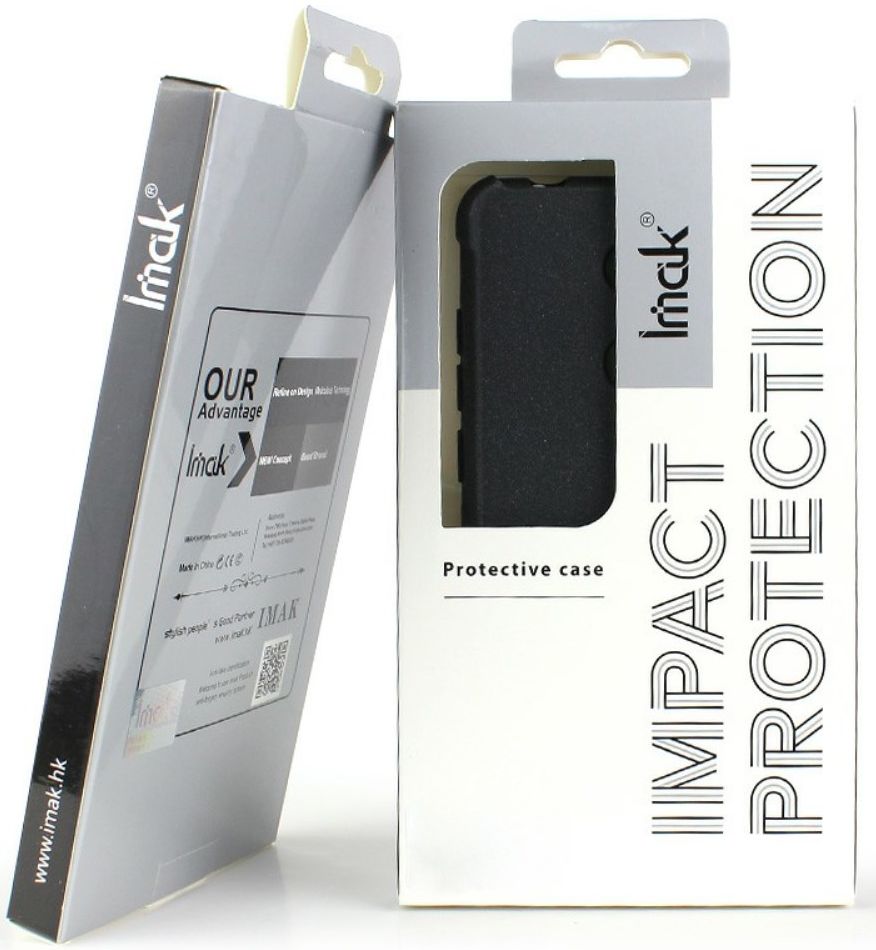 IMAK Motorola Moto G200 5G Hoesje + Screenprotector Matte Zwart afbeelding 8