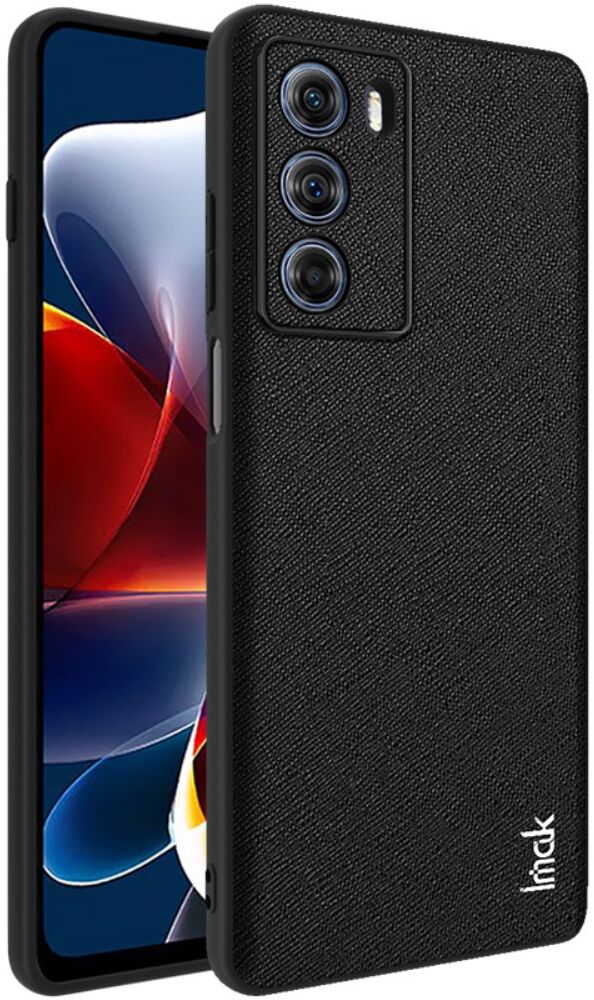 Imak Motorola Moto G200 Hoesje TPU + Screen Protector Zwart afbeelding 1