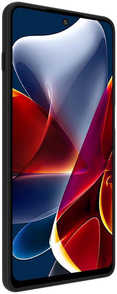 IMAK LX-5 Motorola Moto G200 Hoesje met Screen Protector Carbon Fiber afbeelding 3