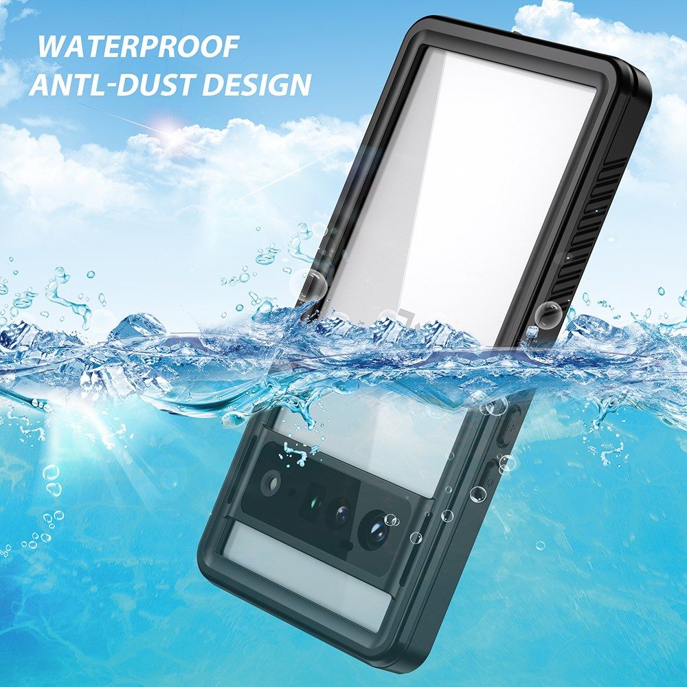 Google Pixel 6 Pro Hoesje Waterdicht Full Protect Case Transparant afbeelding 6