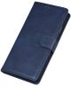 Oppo A16/A16s/A54s Hoesje Retro Wallet Book Case Kunstleer Blauw