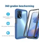 Oppo A16 / A16s / A54s Hoesje Full Protect 360° Cover Hybride Blauw