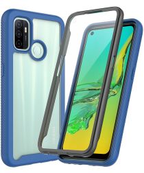 Oppo A53 / A53s Hoesje Full Protect 360° Cover Hybride Blauw
